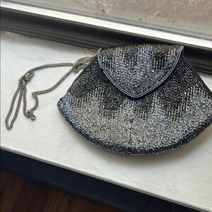 Elegant Black and Silver Women's Bag